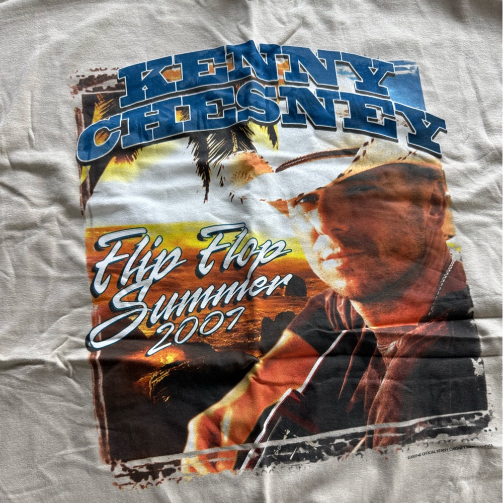 Vintage 2007 Kenny Chesney concert t-shirt